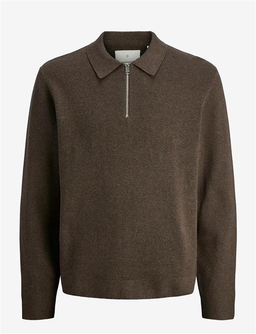 Jack & Jones | Jprblamilano Stitch Knit Zip Polo Sn | L