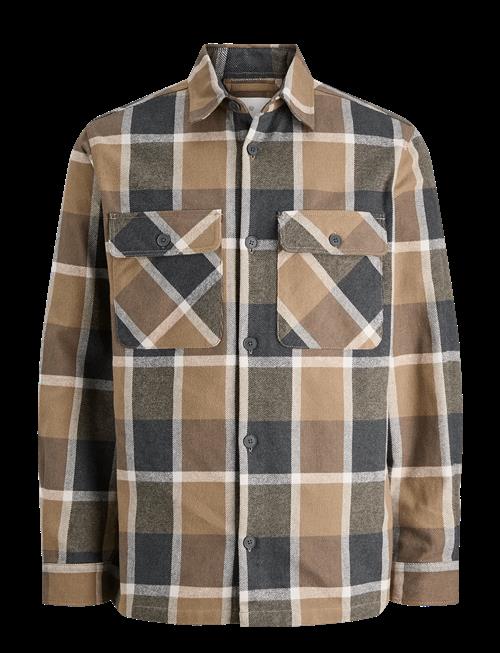 Jack & Jones | Jprrayle Melange Check L/S Overshirt Sn | XL