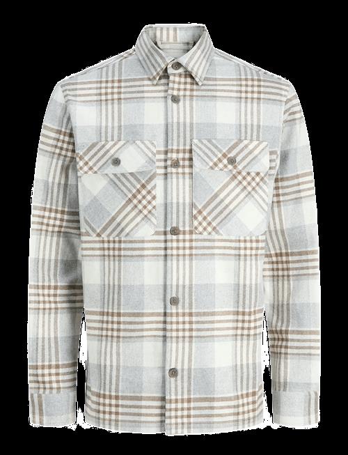 Jack & Jones | Jprrayle Melange Check L/S Overshirt Sn | M