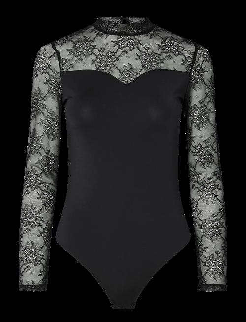 Pieces | Pcmilly Ls Lace Bodystocking Noos | L