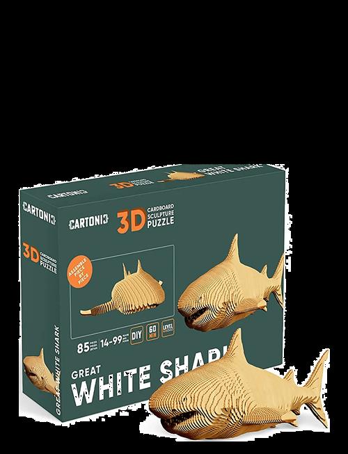 Cartonic | Cartonic 3D Puslespil Haj | 31X 5.8X 21.5CM