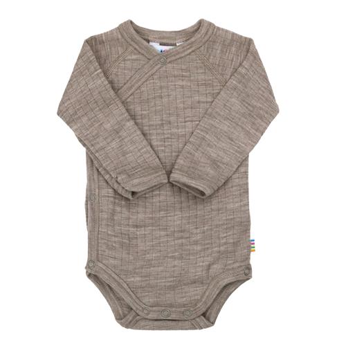 Joha Wrap-Around Body I Uld Sesame Melange  Sesame Melange-70 cm Uld Beige  70 cm  Drenge, Piger