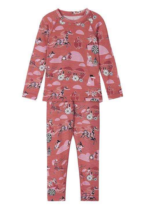 Reima Moomin Trivsam Sæt Med Termoundertøj Rose Blush  Rose Blush 86 cm  Brun  86 cm  Piger