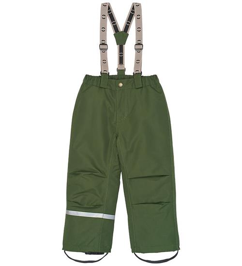 Mikk-Line Skibukser m. Seler - Recycled - Kombu Green