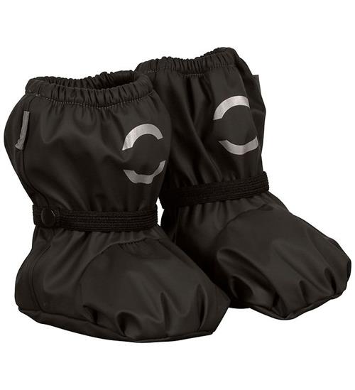 Mikk-Line Overtrækssko m. Fleece - PU - Noos - Sort
