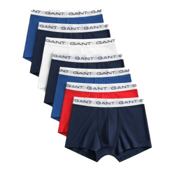 Gant 7P Basic Cotton Boxer Trunks Flerfarvet-2 bomuld Large Herre