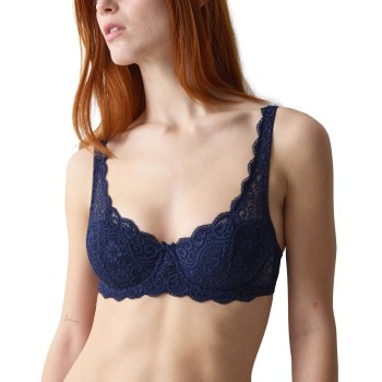 Triumph BH Amourette Wired Bra With Lace Marineblå B 70 Dame