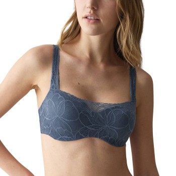 Triumph BH Body Make-Up Illusion Lace Balconette Indigoblå D 90 Dame