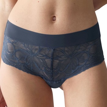Triumph Trusser Body Make-Up Illusion Lace Shorty Indigoblå 40 Dame