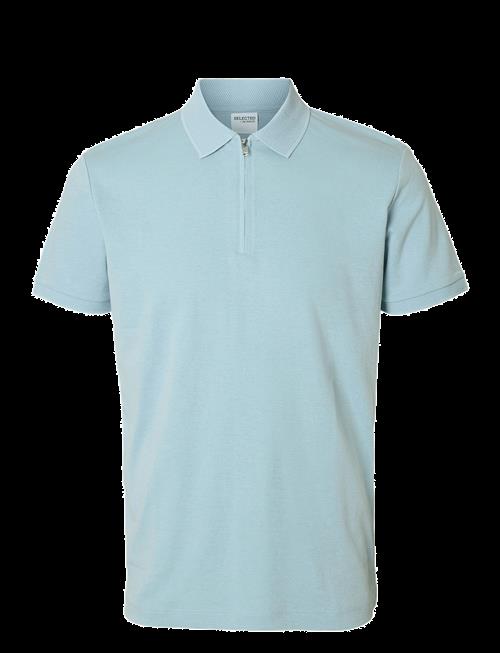 Selected | Slhfave Zip Ss Polo Noos | L