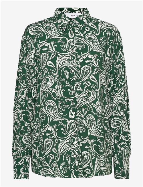 Mango | Printed Flowy Shirt | S