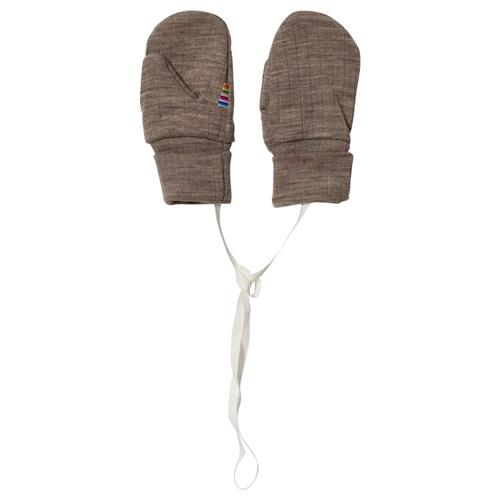 Joha Mittens Basic Sesame Melange Sesame Melange 70/80 cm Uld Beige  70/80 cm  Drenge, Piger