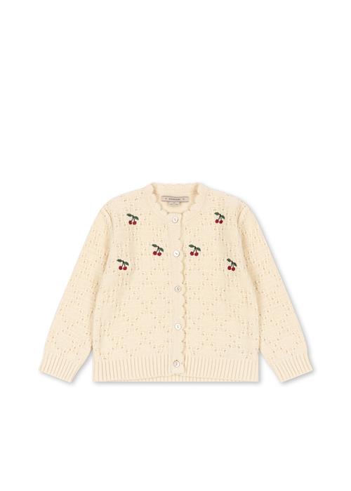 Konges Sløjd Cocolo Cardigan Buttercream  Buttercream-12M  Hvid  12 måneder  Piger