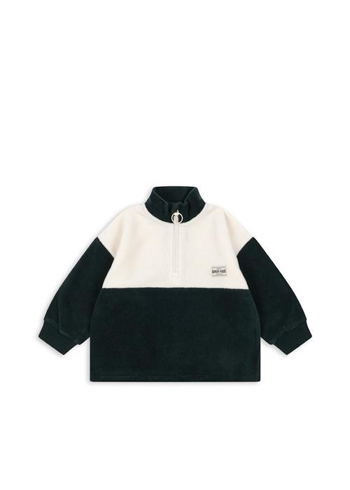 Konges Sløjd Tavi Sweatshirt Med Halv Lynlås Scarab  Scarab-2Y  Sort  2 år  Drenge
