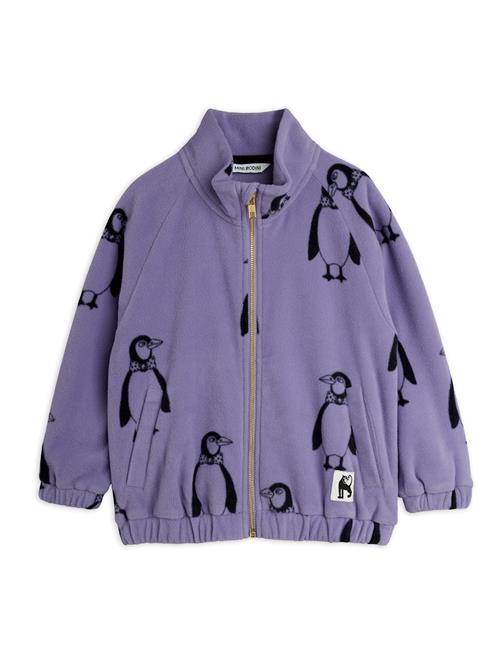 Mini Rodini Penguin Fleecejakke Purple  Purple 104/110 cm  Lilla  104/110 cm  Drenge, Piger