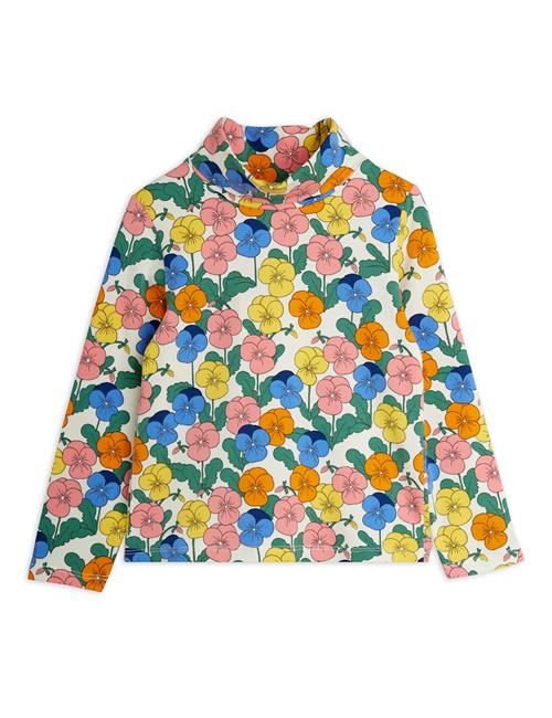 Mini Rodini Violas Aop Turtleneck Multi Multi 80/86 cm  Blå  80/86 cm  Drenge, Piger
