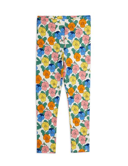 Mini Rodini Violas Aop Leggings Multi Multi 68/74 cm  Blå  68/74 cm  Drenge, Piger