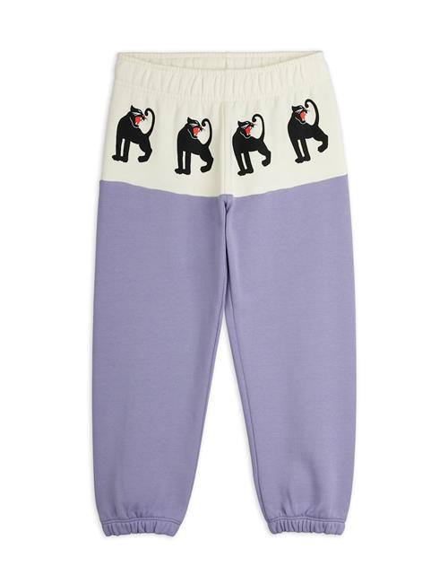 Mini Rodini Panther Panel Sweatpants Purple Purple 80/86 cm  Lilla  80/86 cm  Drenge, Piger