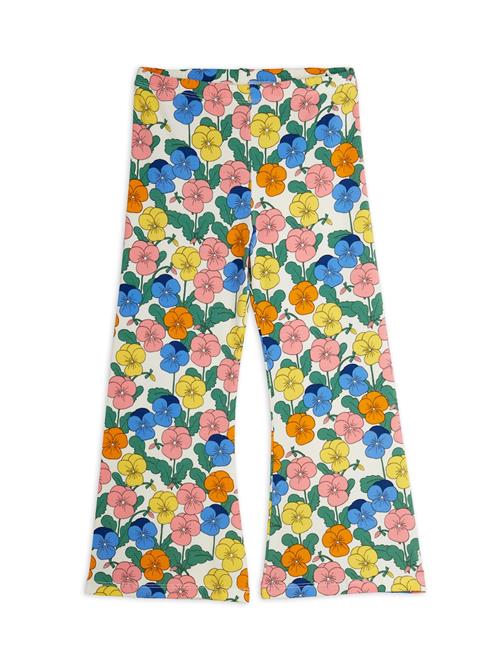 Mini Rodini Violas Aop Flared Trousers Multi Multi 92/98 cm  Blå  92/98 cm  Drenge, Piger