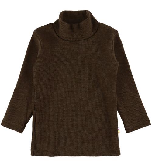 Joha Bluse - Uld - Mrk. Brun