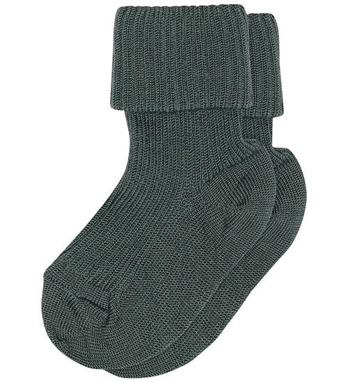 MP Strømper - Uld - Rib - Dark Forest