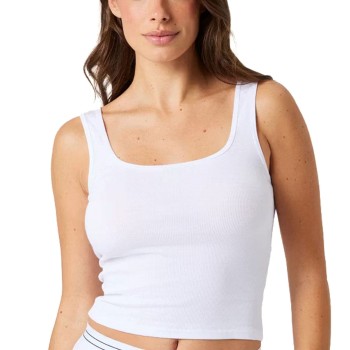 Björn Borg Core Original Rib Tank Top Hvid bomuld Small Dame