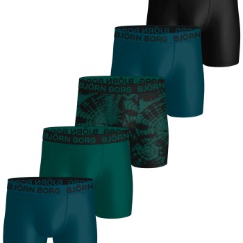 Björn Borg 5P Sports Microfiber Boxer Trunks Flerfarvet-2 polyester Large Herre