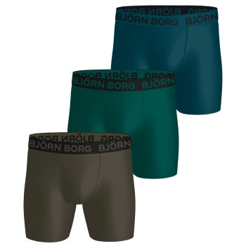 Björn Borg 3P Sports Microfiber Boxers Flerfarvet-2 polyester X-Large Herre
