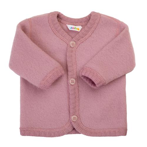 Joha Cardigan I Uld Old Rose  Old Rose-100 cm Uld Lyserød  100 cm  Piger