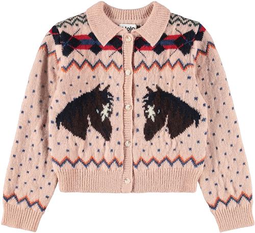 Molo Galaxy Cardigan Mellow Rose Mellow Rose 158/164 cm  Lyserød  158/164 cm  Piger