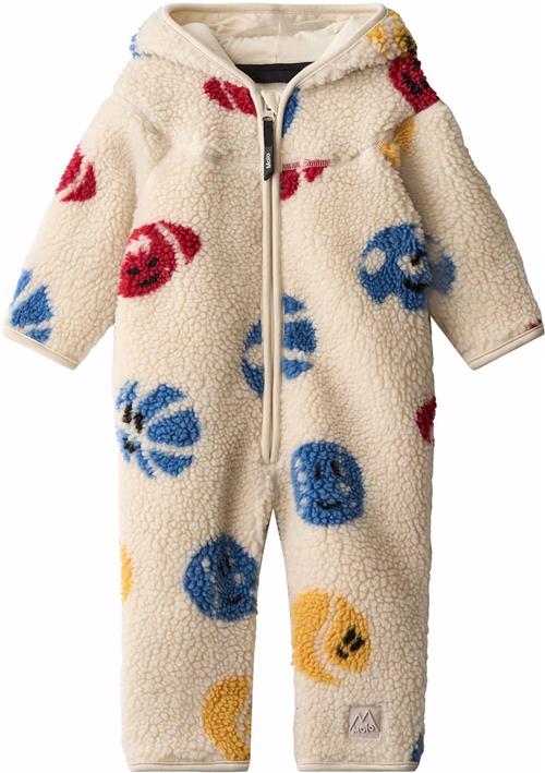 Molo Umeko Fleece Suit Cute Balls Cute Balls 80 cm  Creme  80 cm  Drenge