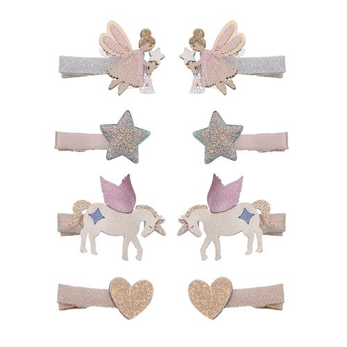 Mimi & Lula 8 Hair Clips - Dreamy Fairy Dreamy Fairy-One Size  Lyserød  One Size 3-8 Years Piger