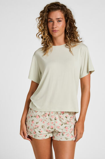 Hunkemöller Pyjamas Sæt Daisy Grøn