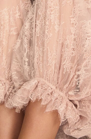 Hunkemöller Jogger Allover Lace Legacy Lyserød