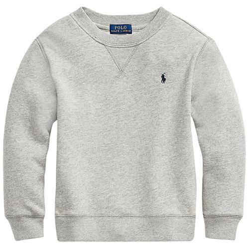Ralph Lauren Fleece-sweatshirt Dark Sport Heather 6 Years  Grå  124-134 cm  Drenge