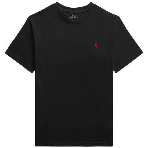 Ralph Lauren Crewneck Tee I Bomuldsjersey Black 2 Years  Sort  94-100 cm  Drenge