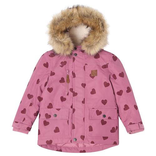 Kuling Val Thorens Parkas Mauve Hearts  Mauve Hearts-128 cm  Lyserød  128 cm  Drenge, Piger