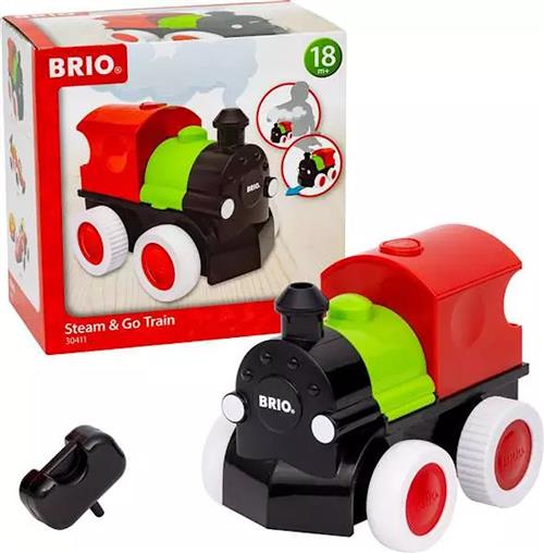 BRIO Steam & Go Legetøjstog  Black One Size  Sort  One Size  Drenge, Piger