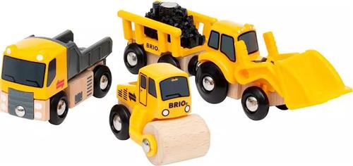 BRIO BRIO World - 33658 Anlægskøretøjer  Yellow One Size  Gul  One Size  Drenge, Piger