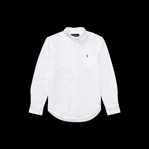 Ralph Lauren Polo Med Lange Ærmer White  White S  Hvid  S  Drenge