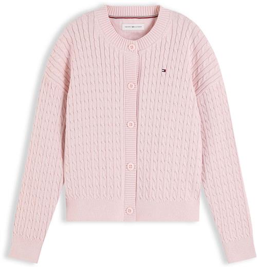Tommy Hilfiger Strikket Cardigan Whimsy Pink  Whimsy Pink 12 Y  Lyserød  12 år  Piger
