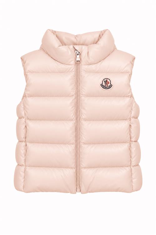 Moncler Ghany Vest Vest Light Pink  Light Pink 100 cm Dun Lyserød  100 cm  Piger
