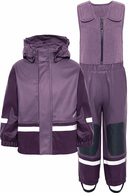 Didriksons Boardman Regnsæt Eggplant  Eggplant 80 cm  Lilla  80 cm  Drenge, Piger