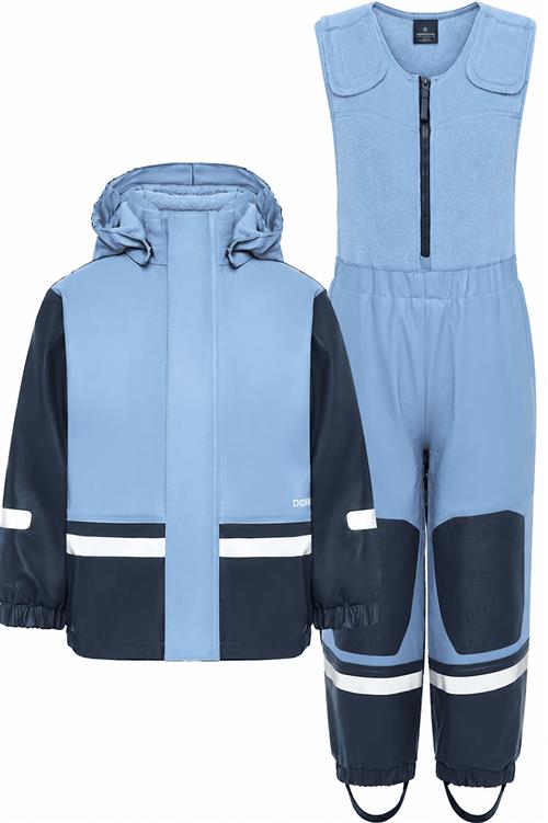Didriksons Boardman Regnsæt Winter Blue  Winter Blue 110 cm  Blå  110 cm  Drenge, Piger