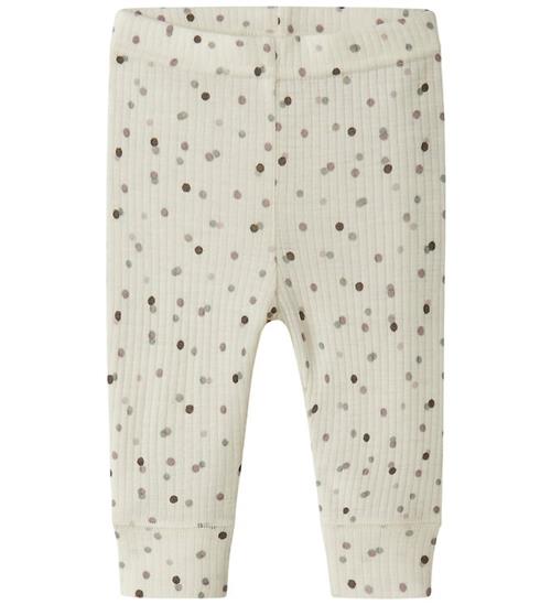 Name It Leggings - NbfWomi - Snow White/Double dots