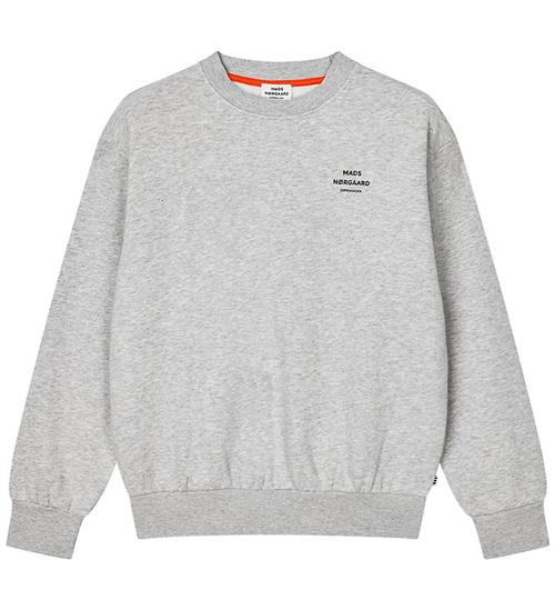 Mads Nørgaard Sweatshirt - Sonar - Grey Melange