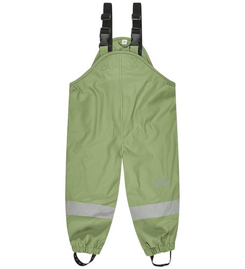 Sterntaler Regnbukser m. Seler/Fleece - PU - Forest Green