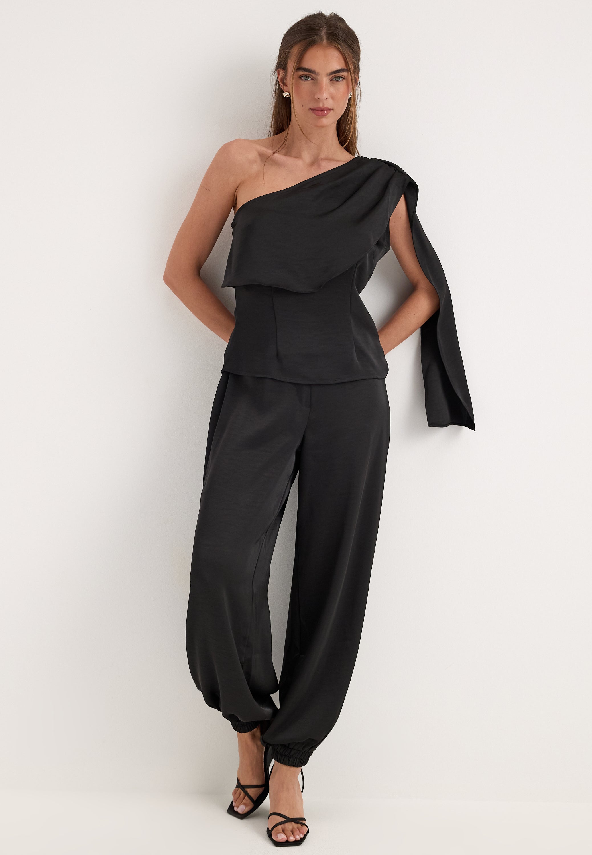 BUBBLEROOM Satin Balloon Trousers