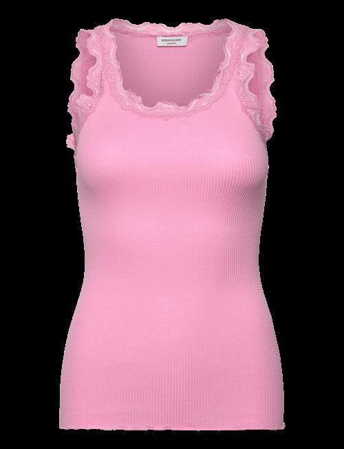 Rosemunde | Rwbabette Silk Sl U-Neck Long Lace Top | XS