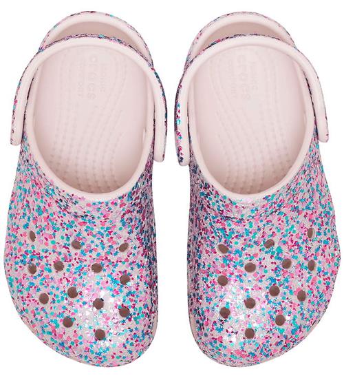 Crocs Sandaler - Classic Dazzle Glitter - Cocoa Cream